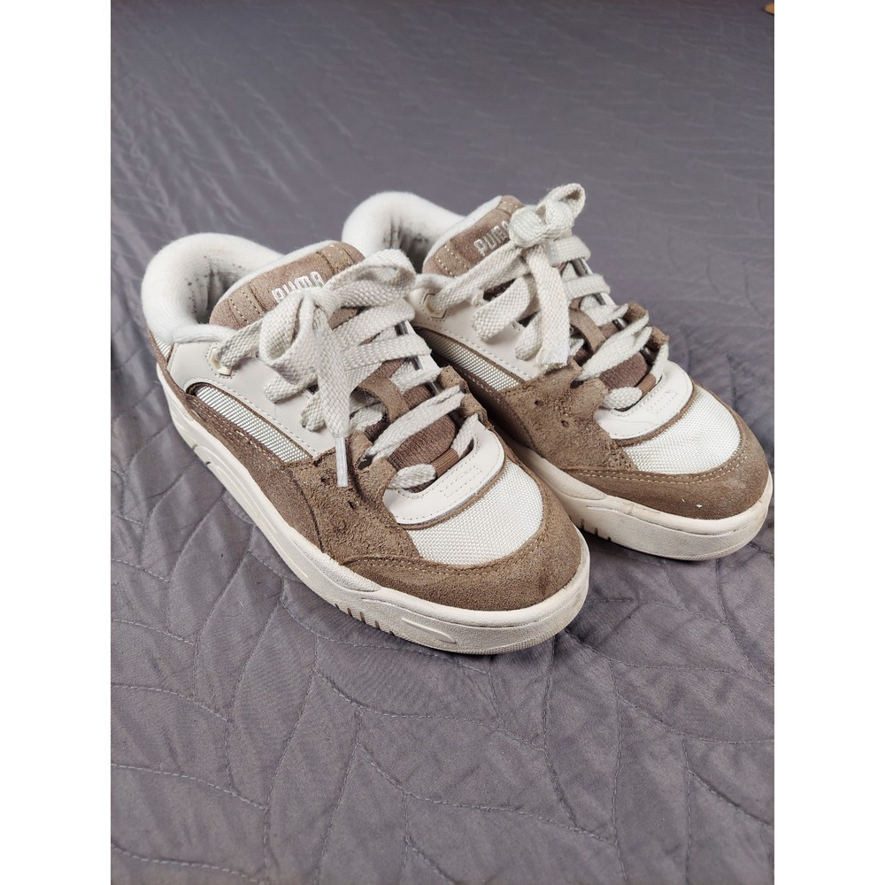 PUMA 180 Corduroy Mens 7 Alpine Snow Chocolate Chip Sneakers 394873-02
